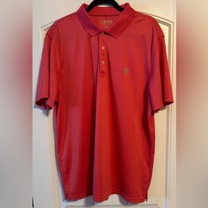 IZOD Men's Performance Golf
Grid Polo size XL Coral/Pink